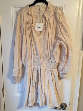 ream Long-Sleeve Mini Dress